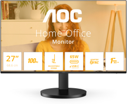 Монитор AOC Q27B3CF2, 27'', IPS WLED panel, AG, QHD 2560x1440, 16:9, 100Hz, 1ms, 350 cd/m2