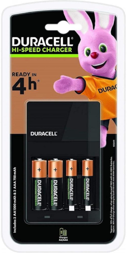 Други Зарядно устройство CEF14 + 2*AA NiMH 1300mAh + 2*AAA NIMH 750mAh 4h DURACELL