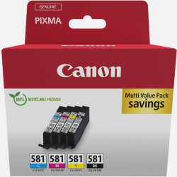 Касета с мастило Canon CLI-581 C-M-Y-BK Multi Pack