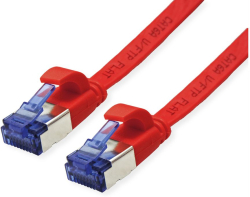 Медна пач корда VALUE 21.99.2124 :: Кабел FTP Cat. 6a (Class EA), extra-flat, червен, 1.5 м