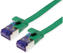 Медна пач корда VALUE 21.99.2144 :: Кабел FTP Cat. 6a (Class EA), extra-flat, зелен, 1.5 м