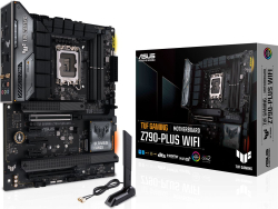 Дънна платка ASUS TUF GAMING Z790-PLUS WIFI, LGA1700, 4х DDR5, 2500 Mb/s, 802.11aх, HDMI, DP, ATX