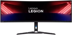 Монитор Геймърски Lenovo Legion R45w-30, 44.5" 5120 x 1440, 32:9, 1 ms, VA, 165 Hz, Mатов, HDMI, DP, 2x 3W