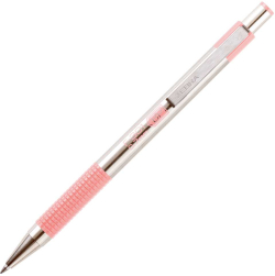Канцеларски продукт Zebra Химикалка F-301 Pastel, метална, 0.7 mm, розова