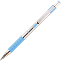 Канцеларски продукт Zebra Химикалка F-301 Pastel, метална, 0.7 mm, синя