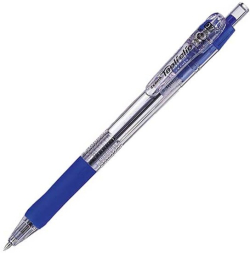  Zebra Химикалка Tapli Clip, прозрачна, 0.7 mm, синя