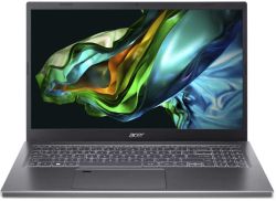 Лаптоп Acer Aspire 5 Intel Core i5-1335U, 16GB, 512 GB SSD, Intel Iris Xe Graphics, 15.6" сив