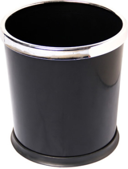 Кош за отпадъци Office 1, PVC, с метален ринг, негорим, 10 L на най-ниска цени