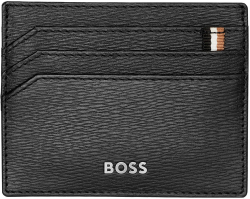 Продукт Hugo Boss Калъф за карти Iconic, с 6 отделения, черен