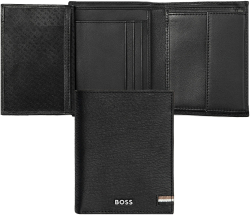 Продукт Hugo Boss Портфейл Iconic, вертикален, с капак, черен