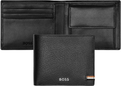 Продукт Hugo Boss Портфейл Iconic, с монетник, черен