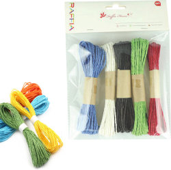 Foska Канап за декорация, хартиен, 10 m, 5 цвята