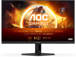 Монитор Геймърски AOC 27G4XE, 27" IPS WLED, 1920x1080@180Hz, 1ms GtG, 0.5ms MPRT
