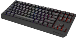 Клавиатура Геймърска Genesis Gaming Keyboard Thor 230 TKL Wireless US Black RGB Mechanical Outemu Red, Черна