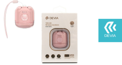 Слушалки Безжични слушалки DEVIA TWS-M6 Wireless Earphone Smart Pink