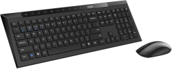 Клавиатура Комплект клавиатура и мишка RAPOO 8210M Multi mode, Bluetooth &amp;2.4Ghz, Черен
