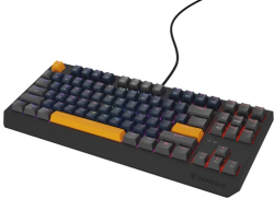 Клавиатура Genesis Gaming Keyboard Thor 230 TKL Naval Blue Positive US Black RGB