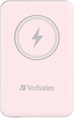 Батерия за смартфон Verbatim MCP-5PK Power Pack 5000 mAh with UBS-C® PD 20W- Pink