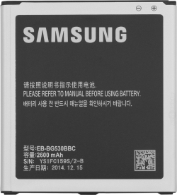 Батерия за смартфон EB-BG530BBC батерия за телефон Samsung Grand Prime Pro, 3.8V, 2600mAh