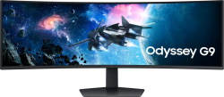 Монитор Геймърски Samsung Odyssey G95C 49" 5120 x 1440, VA, 240Hz, 1ms, 2x HDMI, 2x USB 3.0, 1x DP, извит