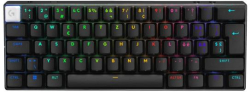 Клавиатура Logitech Pro X 60 Tactile black, KEYCONTROL, LIGHTSYNC, RGB, Черна
