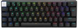 Клавиатура Геймърска Logitech Pro X 60 Tactile black, KEYCONTROL, LIGHTSYNC, RGB, Черна