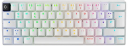 Клавиатура Logitech Pro X 60 Tactile White, KEYCONTROL, LIGHTSYNC, RGB, Бяла