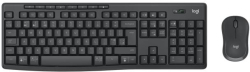 Клавиатура Kомплект безжични клавиатура с мишка Logitech MK370, Bluetooth, Черен