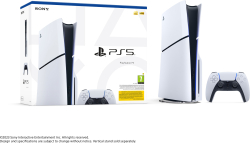 Sony PlayStation 5 Slim, AMD Ryzen Zen 2, 16GB, 1TB M.2 NVMe, HDMI, 802.11 ax, Бял