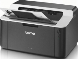 Принтер Brother HL-1112E, Черно-бял, Лазерен, A4, USB 2.0, 600 х 600, GDI, 150 листа, Черен