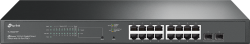Комутатор/Суич TP-LINK JetStream TL-SG2218P 18-Port Gigabit Smart Switch with 16-Port PoE+ на най-ниска цени
