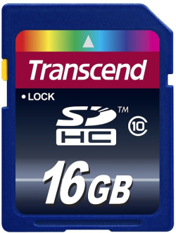 SD/флаш карта Карта памет Transcend TS16GSDHC10 16 GB Class 10