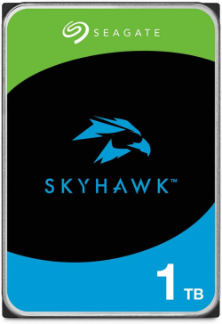 Хард диск / SSD Seаgate SkyHawk, 1TB, 3,5", 180 MB/s, SATA 3 6Gb/s, Ресертифициран