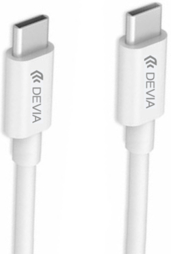 Кабел DEVIA QUICK CHARGE 3A, Type-C to Type-C , 1.2 м