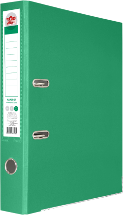 Top Office Класьор, 5 cm, PP, с метален кант, зелен