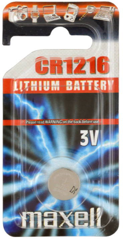 Бутонна батерия литиева MAXELL CR1216 3 V