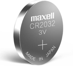 Батерия Бутонна батерия литиева CR2032 3V  5бр. в блистер -цена за 1 бр. батерия- MAXELL