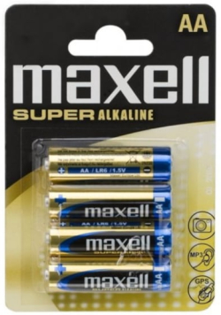 Батерия Супералкални батерии  MAXELL LR6 XL -4 бр. в блистер- 1.5V