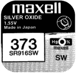 Батерия Бутонна батерия сребърна MAXELL SR916 SW -373-1.55V