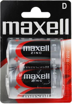 Цинк манганова батерия MAXELL R20 -2 бр. в блистер- 1.5V