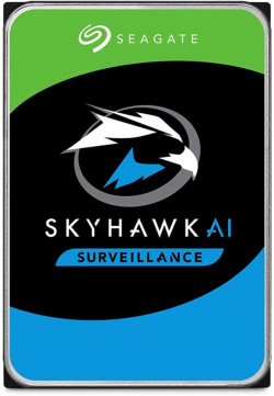 Хард диск / SSD Seagate SkyHawk AI, 16TB HDD за видеонаблюдение, SATA3 6Gb/s, 256MB кеш памет, 3.5", 7200rpm