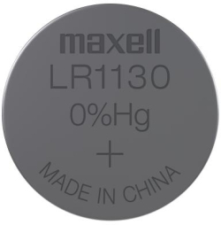 Бутонна алкална батерия MAXELL LR-1130 AG10 1.55V - цена за 1 бр.