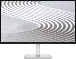 Монитор Dell S2425HS, 23.8" FullHD, IPS, AG, 16:9, 4ms, 100Hz, 250cd/m2, 2х 5W, Бял