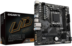 Дънна платка GIGABYTE A620M H, Micro ATX, AM5, 2x DDR5, 1000 Mb/s, HDMI, DisplayPort, Q-Flash