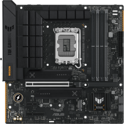 Дънна платка ASUS TUF GAMING B760M-PLUS WIFI II, LGA1700, 4х DDR5, 2500 Mb/s, HDMI, Micro ATX