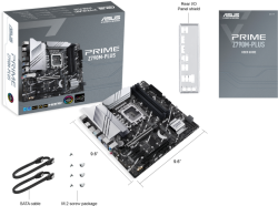 Дънна платка ASUS PRIME Z790M-PLUS, LGA1700, 4х DDR5, 1000 Mb/s, HDMi, DP, Type-C, Micro ATX