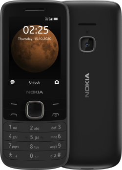 Смартфон Nokia 225 4G, 2.4'' TFT, 64MB, 128MB, 0.3 MP, FM радио, DS, 1150 mAh, Черен