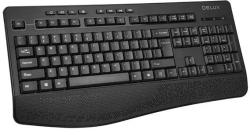 Клавиатура Keyboard Delux Wireless K6060, Blk