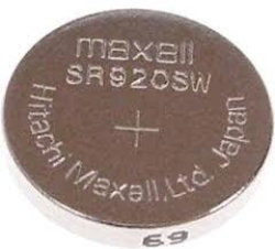 Бутонна батерия сребърна MAXELL SR-920 SW -370-371-AG6  1.55V