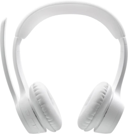 Слушалки Logitech Zone 300, USB-C 1м, Микрофон, Bluetooth, 96 db, 1kHz, 20 KHz, Бял